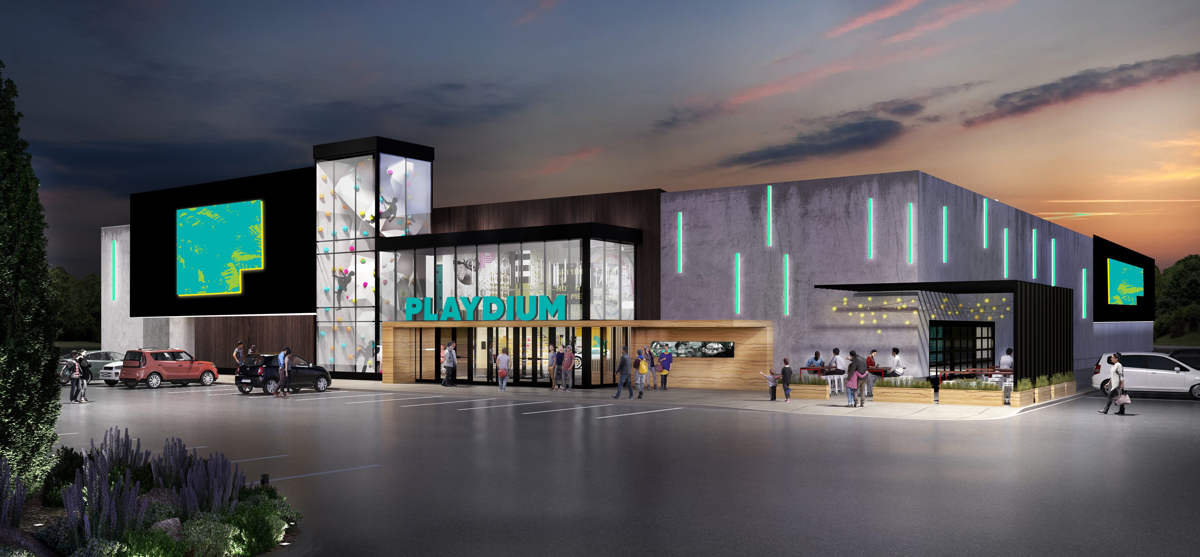 Playdium Whitby Exterior Rendering